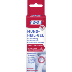 SOS Mund-Heil-Gel, 15 ml, SOS Гель для заживления слизистой рта, при афтах и ранках, 15 мл