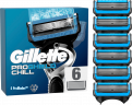 GILLETTE Rasierklingen, ProShield Chill, 6 St, Джилетт Сменные кассеты ProShield Chill с охлаждающим эффектом, 6 шт.