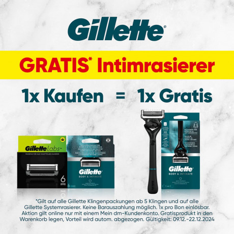 GILLETTE Rasierklingen, ProShield Chill, 6 St, Джилетт Сменные кассеты ProShield Chill с охлаждающим эффектом, 6 шт.