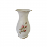 Ваза винтажная Rosenthal, белая с розами, фарфор, 21 x 10 см, Германия, 1960-1970гг.