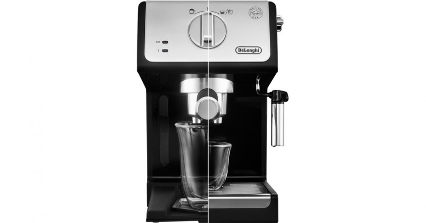 DeLonghi DeLonghi Active Line ECP 33.21.BK, Espressomaschine schwarz/silber schwarz, silber DeLonghi Active Line ECP 33.21.BK, эспрессо-машина черный/серебристый