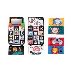 Vetaka Baby Stoffbucher mit Spiegel fur Kinder Детские книжки из ткани с зеркалом для детей