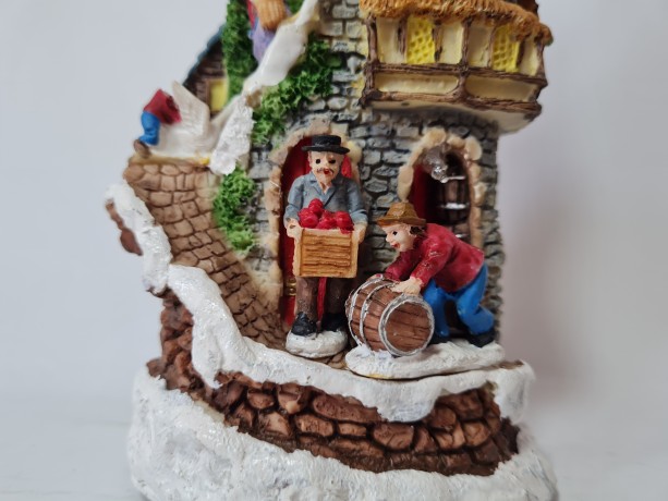 Керамический дом с музыкой, 27см х 10см, Германия, 1960-70гг.