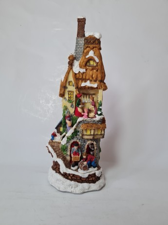 Керамический дом с музыкой, 27см х 10см, Германия, 1960-70гг.