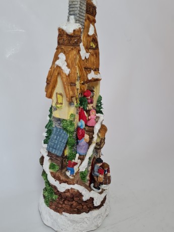 Керамический дом с музыкой, 27см х 10см, Германия, 1960-70гг.