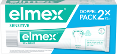 elmex Zahnpasta Sensitive Doppelpack (2 x 75 ml), 150 ml, Зубная паста Sensitive для бережного ухода за чувствительными зубами, 2 × 75 мл