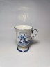 Delft Делфтский фарфор Коллекционная кружка "Мельница и цветы", Голландия 1960г.