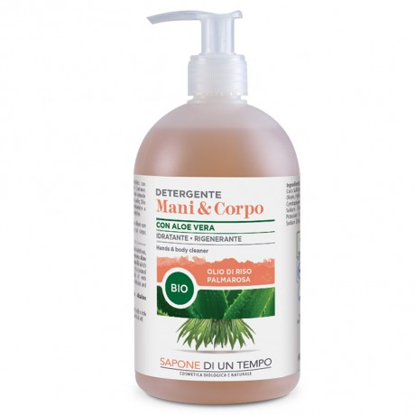 SAPONE DI UN TEMPO Palmarosa Hand- und Korperreinigungsmittel Regenerierende Feuchtigkeitspflege Palmarosa Hand & Body Cleanser Регенерирующее увлажняющее средство