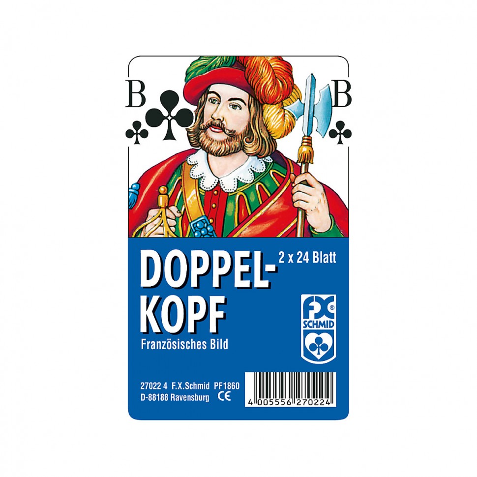 Купить Ravensburger Kartenspiel- Doppelkopf Двойная голова в карточной игре  в интернет-магазине Diskontshop.eu Германия всего за 520 руб. в