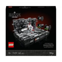 LEGO 2er Set: 75329 Death Star Trench Run Diorama + 75330 Jedi Training auf Dagobah &ndash; Diorama Набор из 2 предметов: 75329 Диорама &laquo;Бег по траншеям Звезды Смерти&raquo; + 75330 Тренировка джедаев на Дагобе &mdash; диорама
