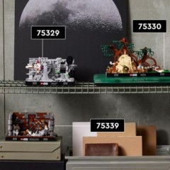LEGO 2er Set: 75329 Death Star Trench Run Diorama + 75330 Jedi Training auf Dagobah &ndash; Diorama Набор из 2 предметов: 75329 Диорама &laquo;Бег по траншеям Звезды Смерти&raquo; + 75330 Тренировка джедаев на Дагобе &mdash; диорама