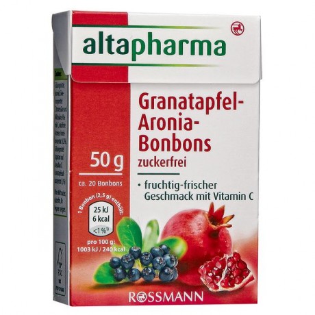 altapharma Granatapfel-Aronia-Bonbons 50 г