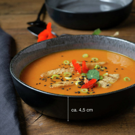 Moritz & Moritz Moritz & Moritz Suppenteller 6-tlg. DIGITAL anthrazit Суповые тарелки Moritz &amp; Moritz 6 шт. ЦИФРОВОЙ