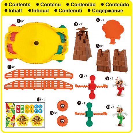 EPOCH Super Mario Fire Mario Stadium Стадион Super Mario Fire Mario