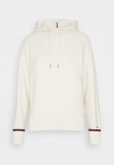 Tommy Hilfiger GLOBAL HOODIE SWEATER Jumper ecru СВИТЕР С ХУДИ GLOBAL Джемперы экрю