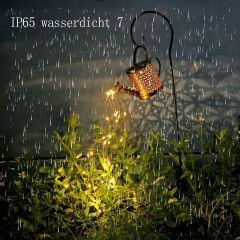 Jormftte Jormftte Wasserkocher Solarwasserung Dose,Garten LED-Bewasserung  Чайник Jormftte, солнечная лейка, садовый светодиодный полив