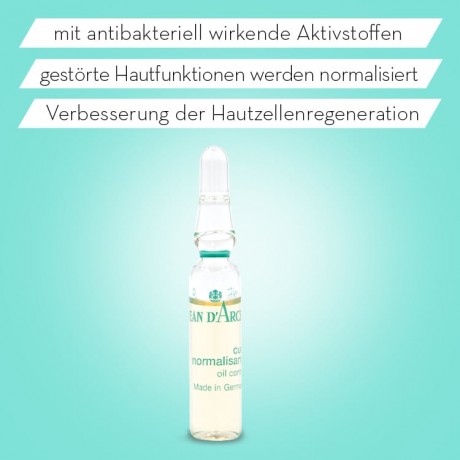 JEAN D'ARCEL cure normalisante PURIFIANTE Ampullen Serum verkurzt Entzundungen und Heilung Cure normalisante PURIFIANTE сыворотка в ампулах сокращает воспаление и заживление