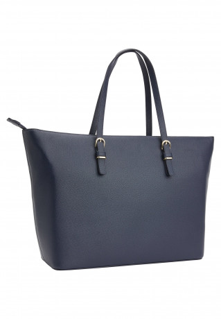 Tommy Hilfiger TIMELESS MED Tote bag space blue TIMELESS MED Сумка-тоут космический синий