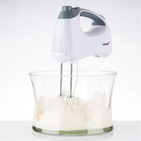 KORONA KORONA Handmixer 23011, XXL-Ruhrstabe, Knethaken Handruhrgerat, 300 Watt  Ручной миксер KORONA 23011, мешалка XXL, ручной миксер с крюком для теста, 300 Вт