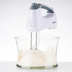 KORONA KORONA Handmixer 23011, XXL-Ruhrstabe, Knethaken Handruhrgerat, 300 Watt  Ручной миксер KORONA 23011, мешалка XXL, ручной миксер с крюком для теста, 300 Вт
