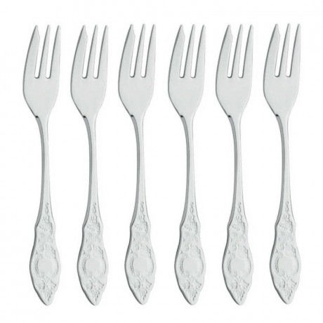 Zwilling Zwilling Ostfriesen Edelstahl 18/10 Kuchengabel Set 6-tlg. 121 mm Набор вилок для торта Zwilling Ostfriesen 18/10 из нержавеющей стали, 6 шт. 121мм