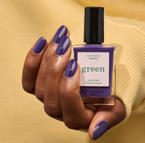 Manucurist Green Nagellack Mystic, 15ml, Лак для ногтей Mystic (Франция), стойкое покрытие без сколов, безопасная растительная формула 9 Free, 15мл