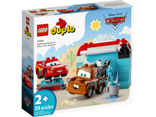 Lego Lightning McQueen und Mater in der Waschanlage Молния МакКуин и Мэтр на автомойке