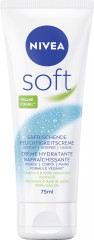 NIVEA Soft Creme, 75 ml, Нивеа Освежающий увлажняющий крем, масло жожоба и витамин E, для лица тела и рук, 75 мл