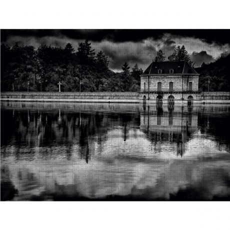 CALVENDO Puzzle CALVENDO Puzzle Der Damm Les Settons Пазл CALVENDO Пазл Плотина Les Settons