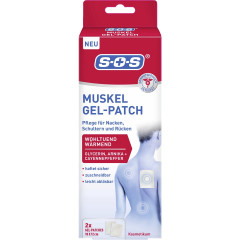 SOS Muskel Gel-Patch, 2 Stuck, SOS Мышечный гель-пластырь, с арникой и каолином, при болях в мышцах, 2 шт.