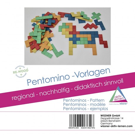 Wissner aktiv lernen Vorlagen fur Pentominos Шаблоны для пентамино
