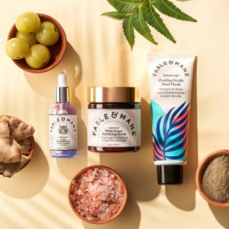Fable  Mane SahaScalp Cooling Scalp Mud Mask  Saha Scalp Охлаждающая грязевая маска для кожи головы