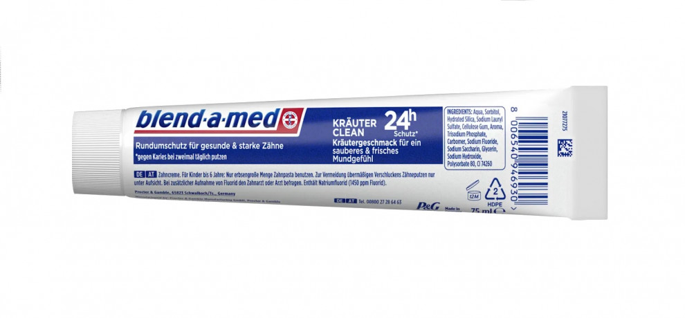 blend-a-med Krauter Зубная паста Травы, 75 мл