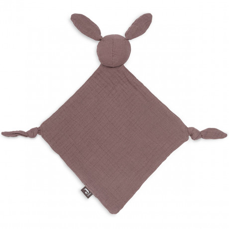 jollein Schmusetuch bunny ears chestnut Одеяло кролика с ушками каштанового цвета