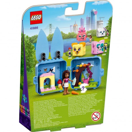 LEGO Friends 41666 Andreas H aschen-Wurfel ЛЕГО Кьюб Андреа с кроликом
