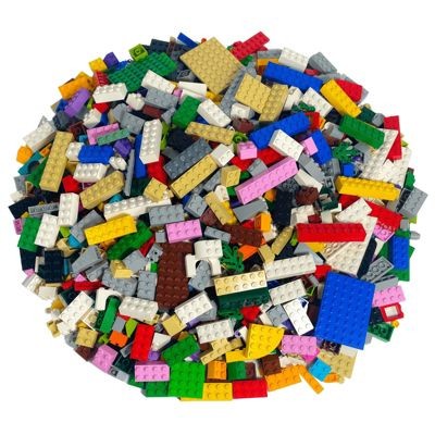 LEGO LEGO 500 neue Steine gemischt - Bausteine Basic Sondersteine - XL Starter Paket LEGO 500 новых кубиков смешанные - строительные блоки базовые специальные кубики - стартовый пакет XL