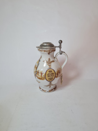 Apothekers Rat Кувшин с металлической крышкой, 22 x 14 см, 700 мл, Германия, 1960-70гг.