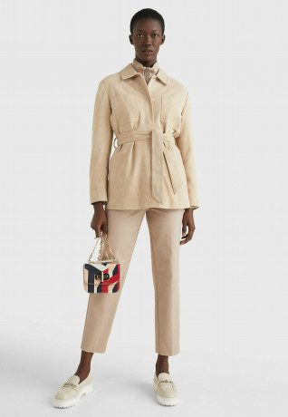 Tommy Hilfiger MONOGRAM Trenchcoat beige МОНОГРАММА Тренч бежевый