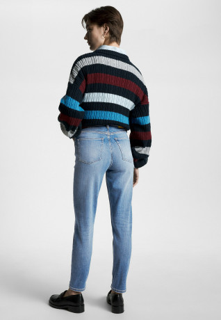 Tommy Hilfiger GRAMERCY HIGH RISE FADED Jeans Tapered Fit leo GRAMERCY HIGH RISE FADED — Джинсы зауженного кроя Лео