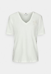 Tommy Hilfiger CREST Basic T-shirt ecru CREST Базовая футболка экрю
