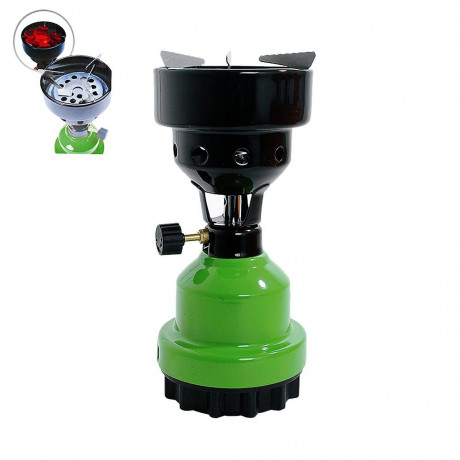 Mianova Mianova Gaskocher 1 flammig Gaskocher Campingkocher Gas Kocher Grun, Outdoor BBQ Barbecue Grill Camping Herd Tischgrill Notfall Campingherd Notfallkocher Газовая плита Mianova 1 пламя газовая плита походная плита газовая плита зеленая, на открыто