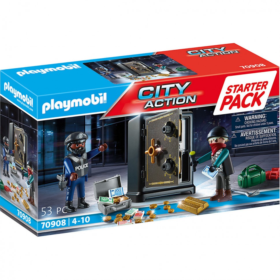 Купить PLAYMOBIL PLAYMOBIL 70908 Starter Pack Tresorknacker Взломщик сейфов  PLAYMOBIL 70908 Starter Pack в интернет-магазине Diskontshop.eu Германия  всего за 1 564 руб. в