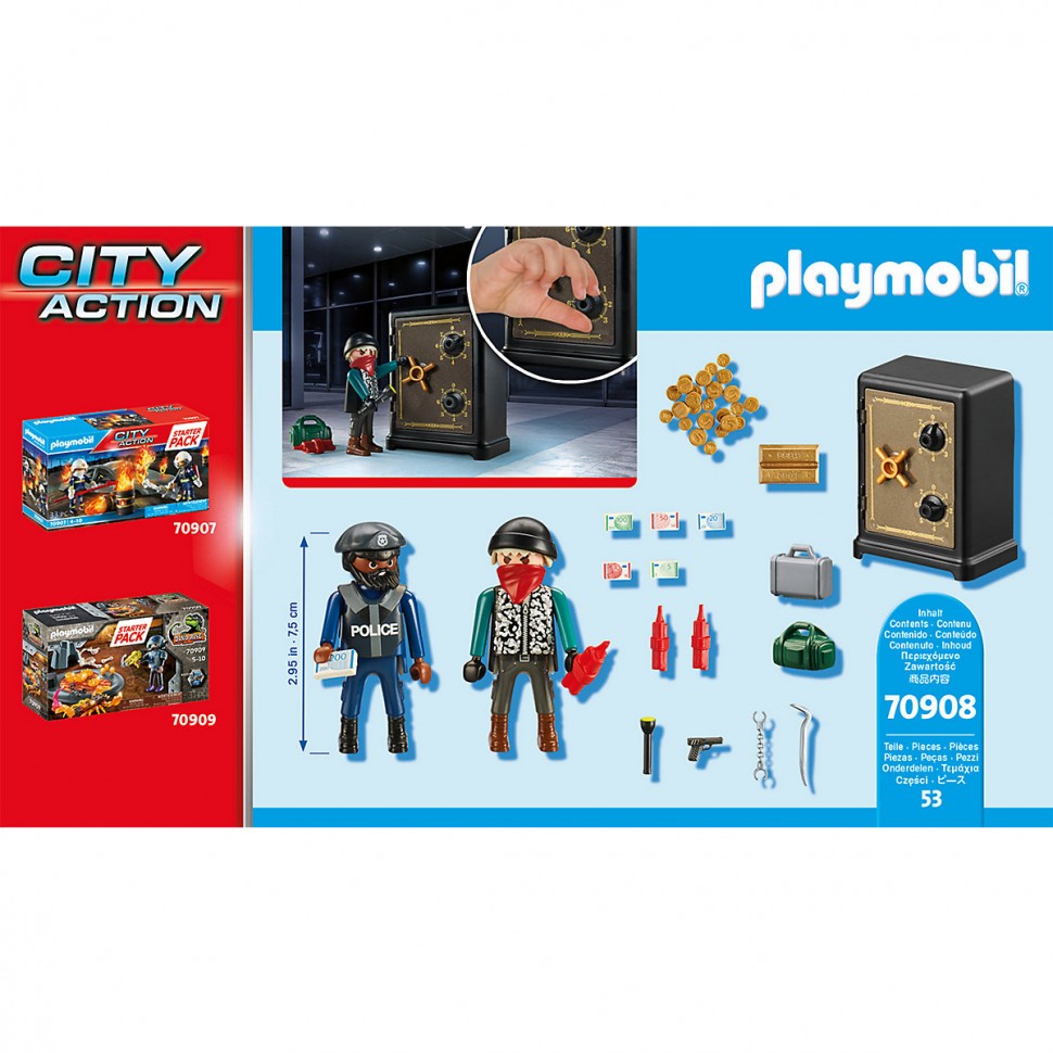 Купить PLAYMOBIL PLAYMOBIL 70908 Starter Pack Tresorknacker Взломщик сейфов  PLAYMOBIL 70908 Starter Pack в интернет-магазине Diskontshop.eu Германия  всего за 1 564 руб. в