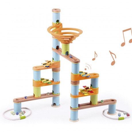 Kugelbahn: Bamboo Build  Run MUSICAL Marble Run: Bamboo Build Run МУЗЫКАЛЬ