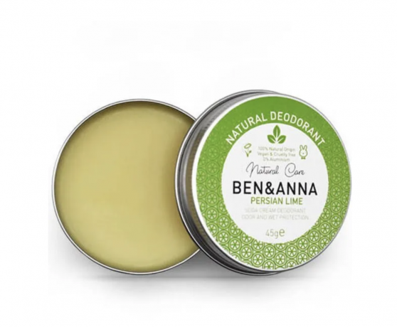 Ben & Anna Натуральный крем дезодорант Персидский лайм, 45 г