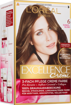 Excellence Краска для волос Темно-русый	 6