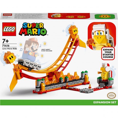 LEGO LEGO Super Mario 71416 Lavawelle-Fahrgeschaft Erweiterungsset LEGO Super Mario 71416 Дополнительный набор «Поездка на лавовой волне»