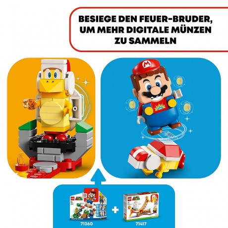 LEGO LEGO Super Mario 71416 Lavawelle-Fahrgeschaft Erweiterungsset LEGO Super Mario 71416 Дополнительный набор «Поездка на лавовой волне»