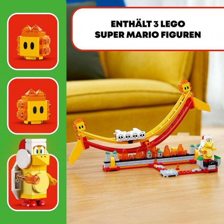 LEGO LEGO Super Mario 71416 Lavawelle-Fahrgeschaft Erweiterungsset LEGO Super Mario 71416 Дополнительный набор «Поездка на лавовой волне»