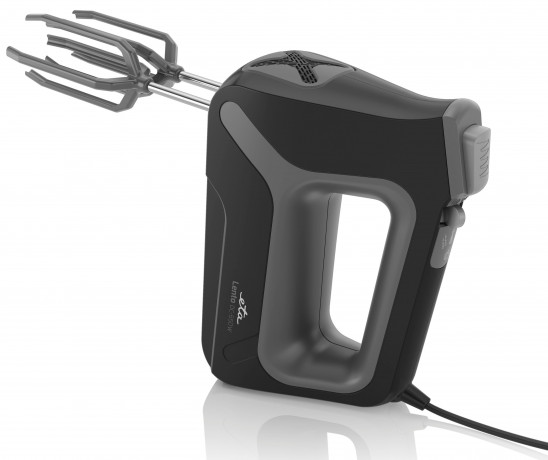 eta eta Handmixer LENTO Black ETA305190000, 550 W, mit 2 Ruhrhaken, 2 Knethaken, 1 Schneebesen und 1 Messerschleifer  ручной миксер eta LENTO Black ETA305190000, 550 Вт, с 2 крючками для теста, 2 крючками для теста, 1 венчиком и 1 ножом-измельчителем